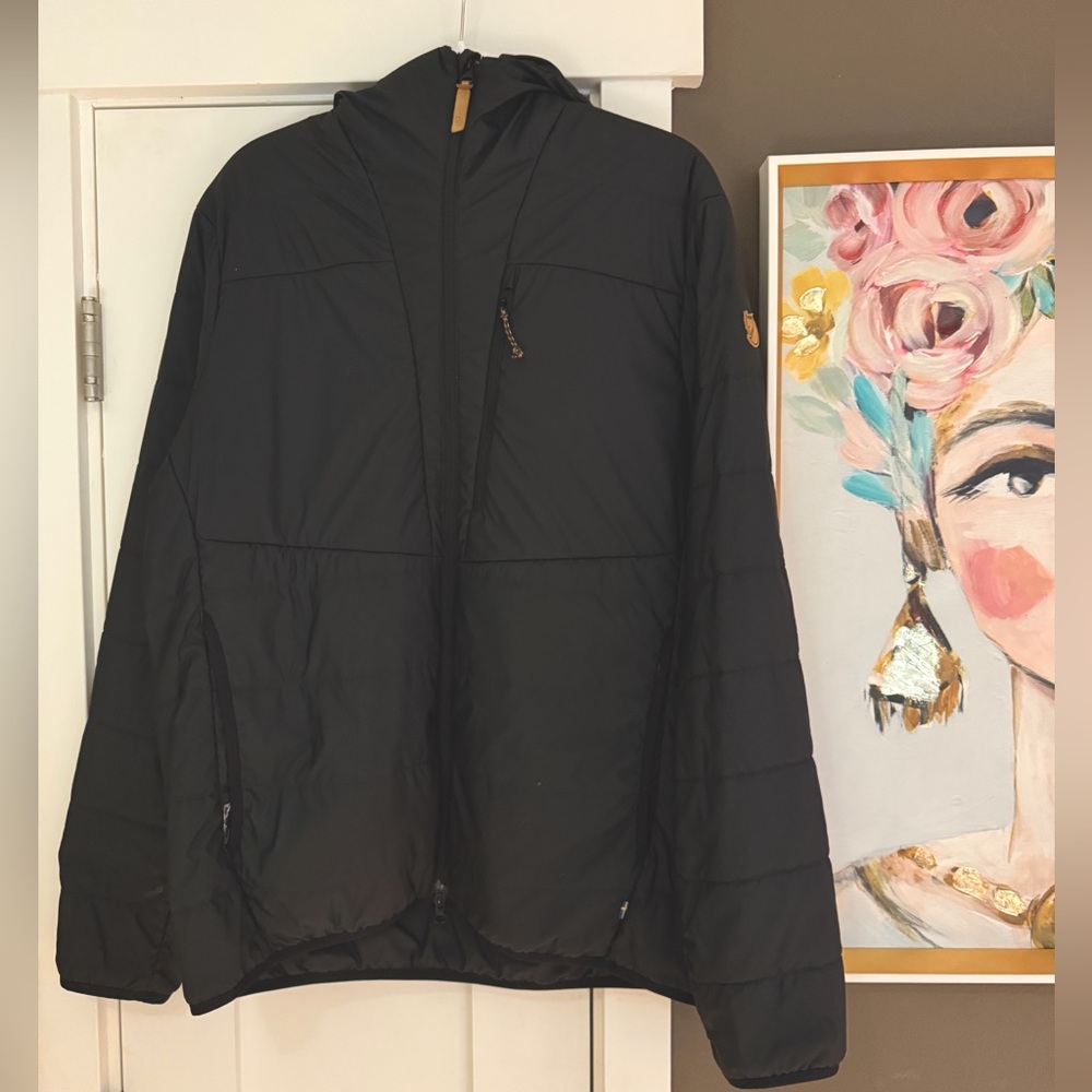 Fjällräven black jacket, Large